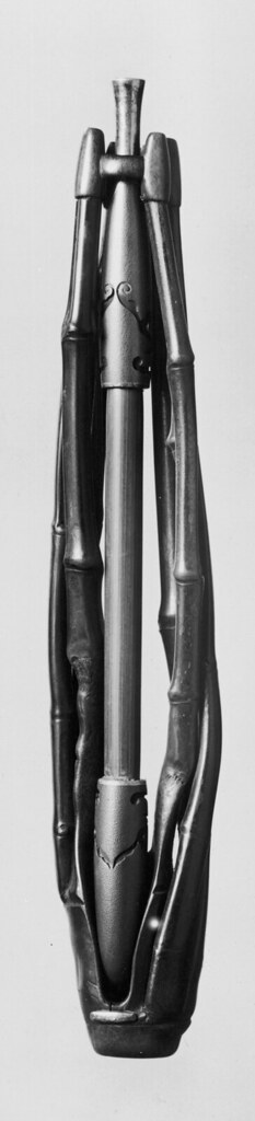 Pipe Case in the Shape of a Musical Instrument (sho) 19th century (Edo; Meiji)