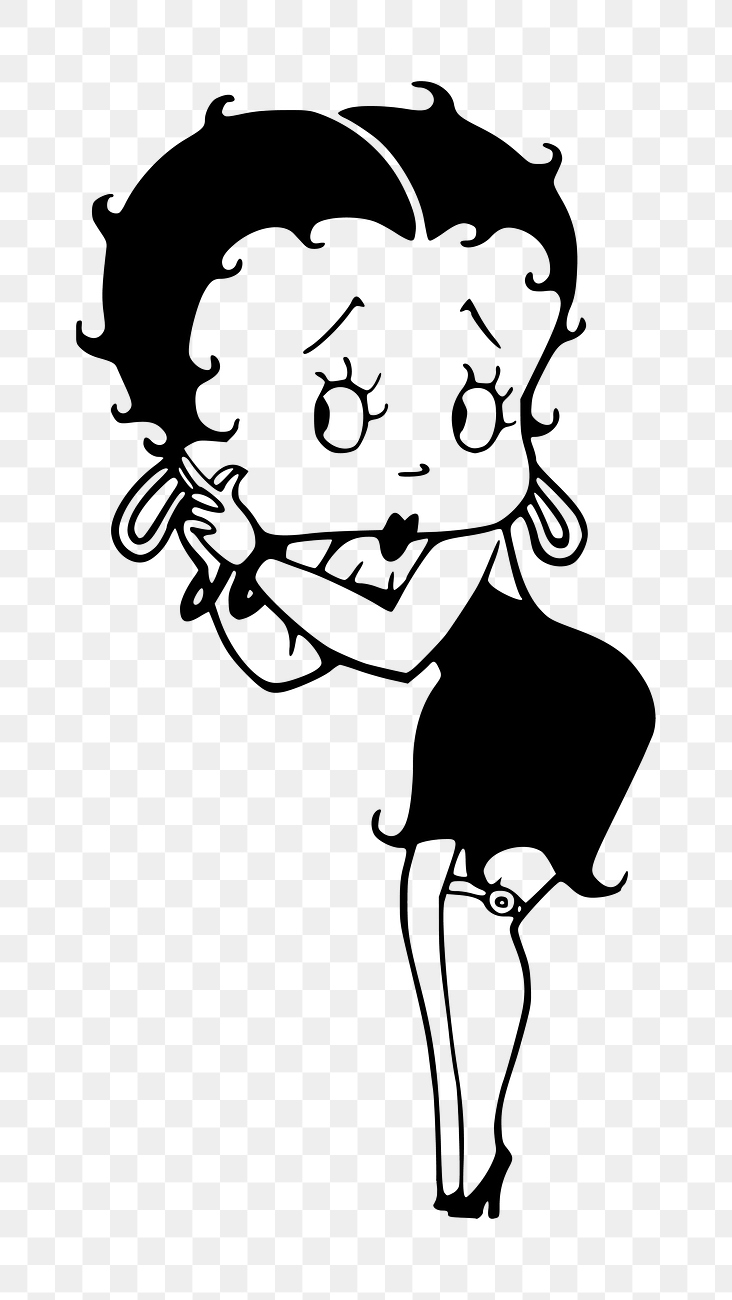 PNG Betty Boop, cartoon character