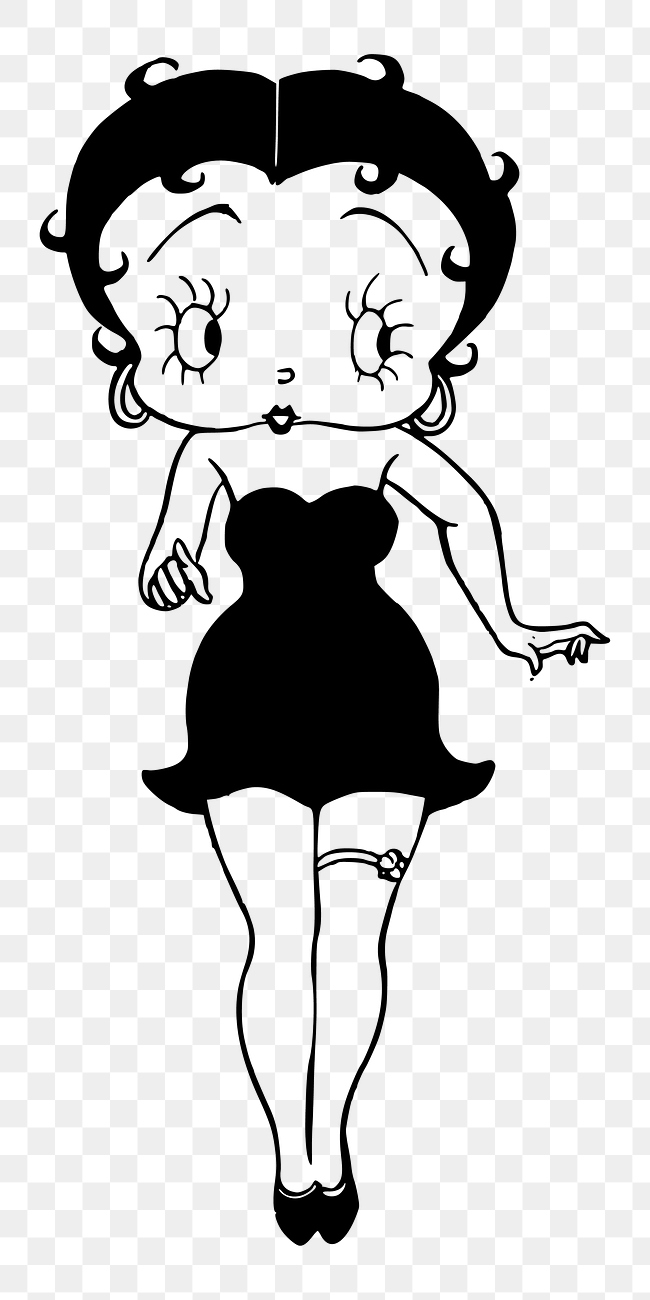PNG Betty Boop, cartoon character