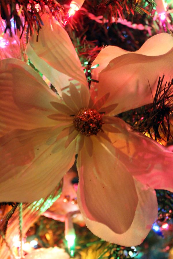 Poinsetta Ornament Christmas Tree