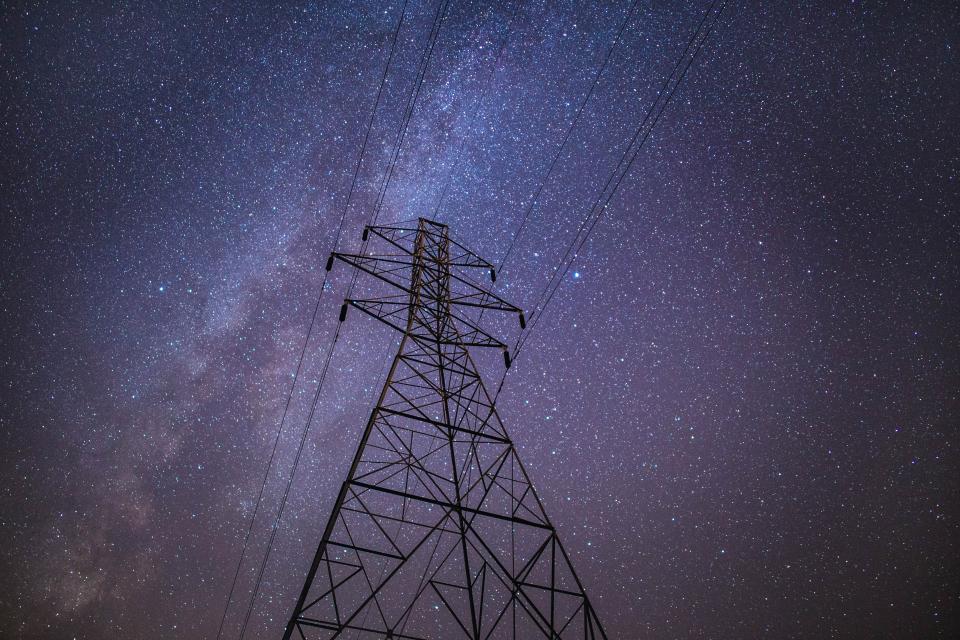 Powerlines Night