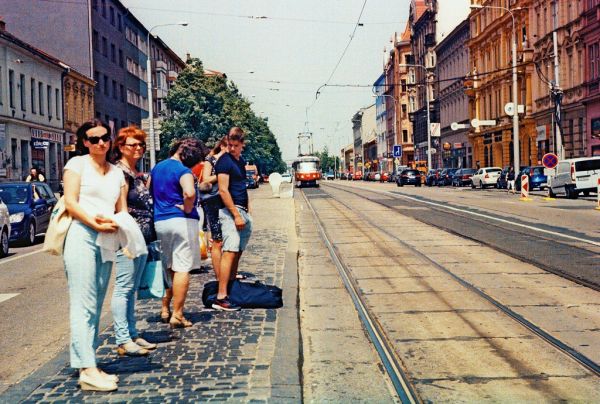 Praktica MTL 5 + Helios 44-2 2/58 - Tram Stop Pionýrská 2