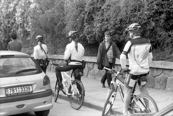 Praktica MTL5 with Helios-44M-4 - Scene with Cyclists