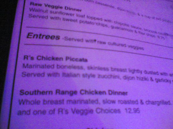 R Thomas Deluxe Grill Menu 2