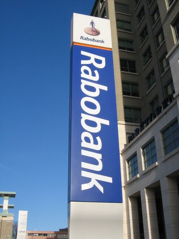 Rabobank sign