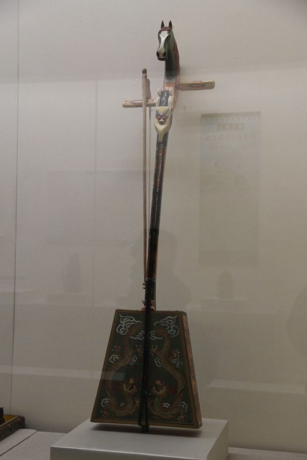 Recent String Musical Instrument, Mongolia: Morin Khuur (Mongolian) or Matouqin (Chinese)