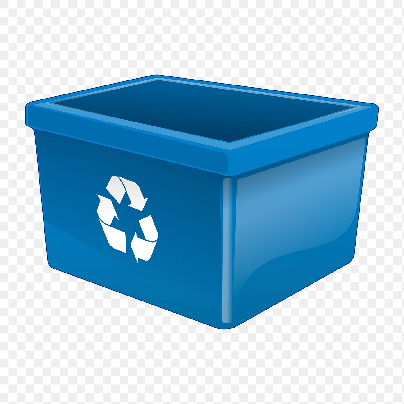 Recycle bin png sticker, icon