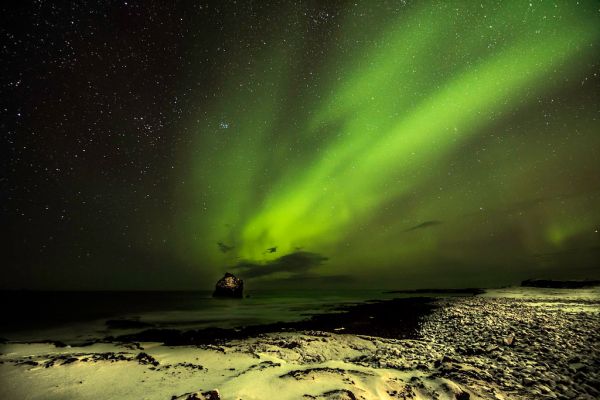 Reykjanes Geopark Aurora