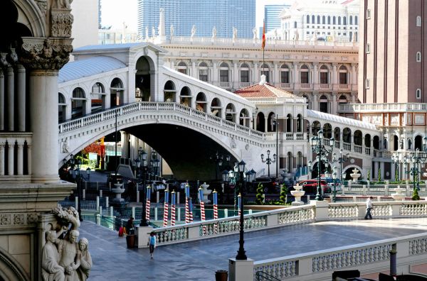 Rialto Bridge. Les Vegas.