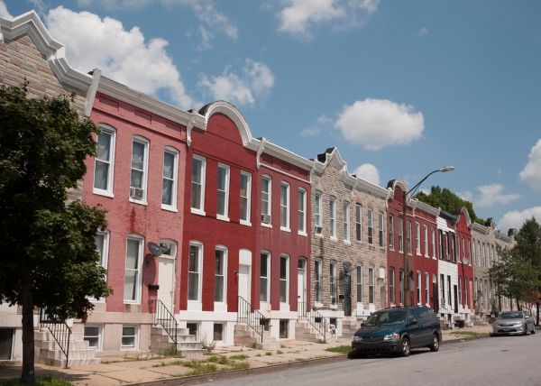 Rowhouses, 1800 block of Harlem Avenue