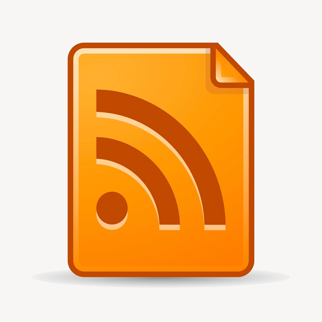 RSS feed icon illustration