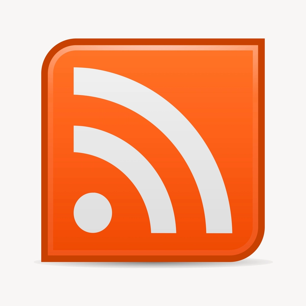 RSS feed icon illustration