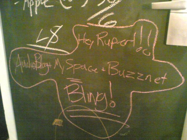 Rupert Murdoch: AudioBlog + MySpace + Buzznet = Bling