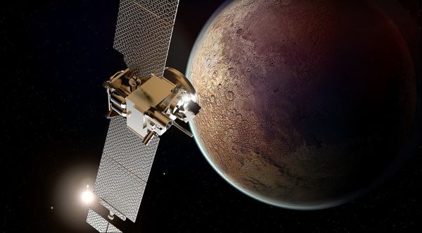 Satellite in space