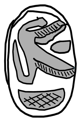 Scarab with a Cobra and Script Signs 1292-1070 BCE (New Kingdom, Dynasty 19-20)