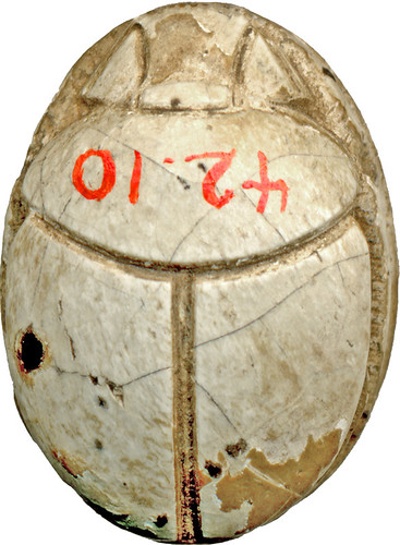 Scarab with Bound Captive ca. 1550 BCE (New Kingdom, Dynasty 18)