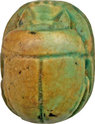 Scarab with the Throne Name of Thutmosis III 1479-1425 BCE (New Kingdom, Dynasty 18)