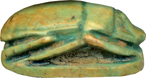 Scarab with the Throne Name of Thutmosis III 1479-1425 BCE (New Kingdom, Dynasty 18)