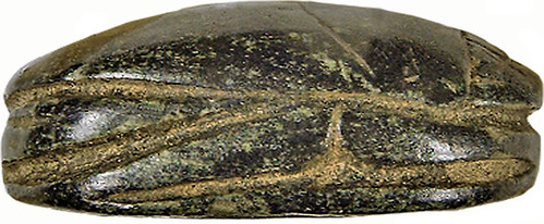 Scarab with Two Different Images of Thoth 646-342 BCE (Late Period)