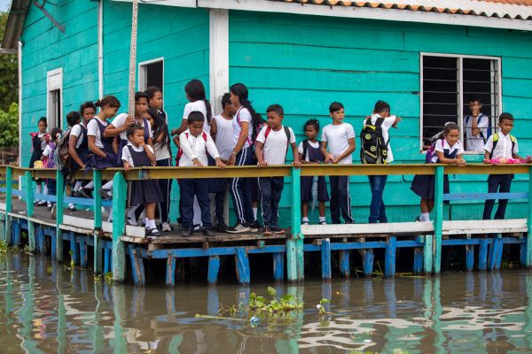 School on the water - Colombia