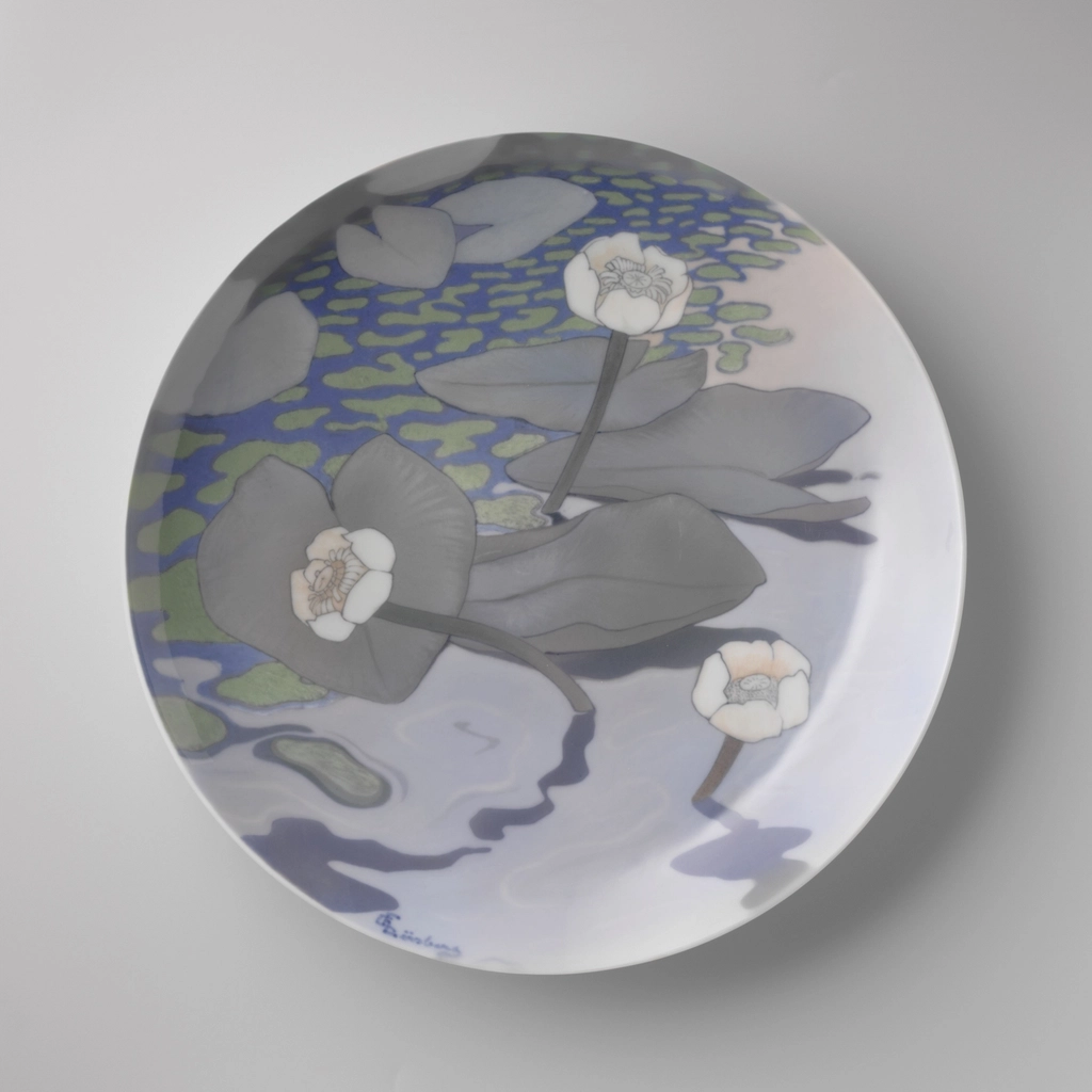 Schotel met decoratie gele plomp