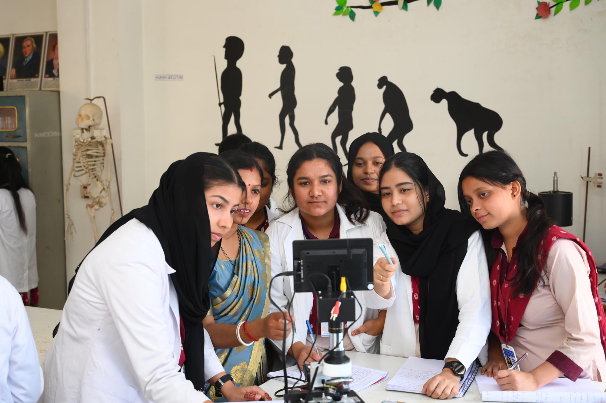 Science Lab of Maryam Ajmal Women's College of Science & Technology, Hojai