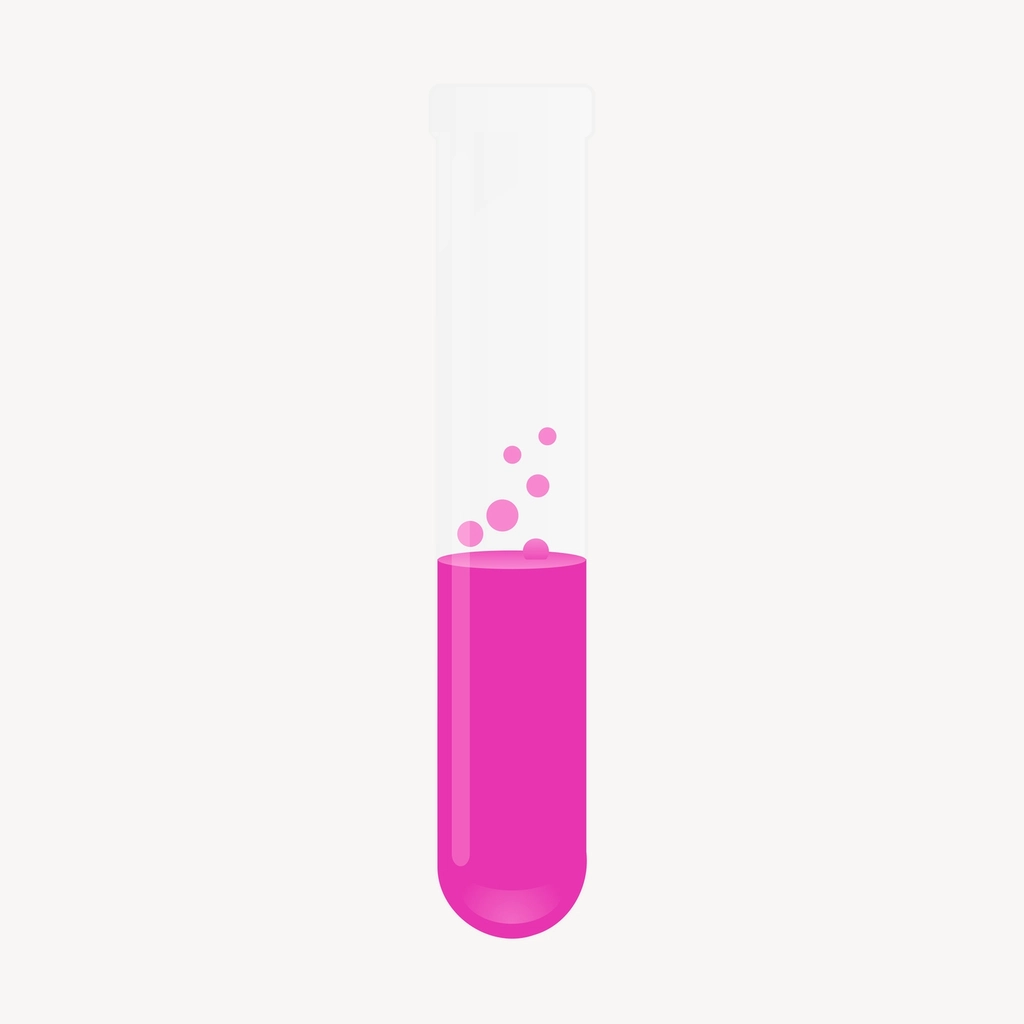 Science tube clipart, object illustration