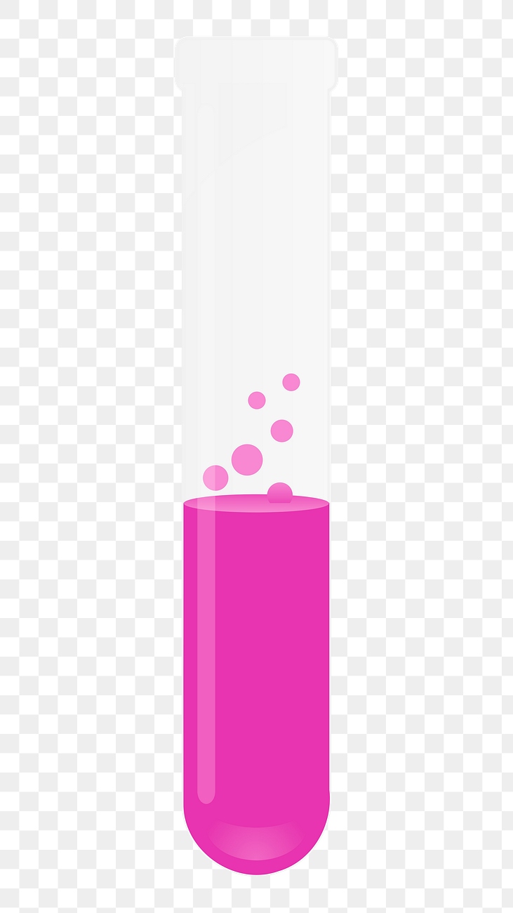 Science tube png sticker, object