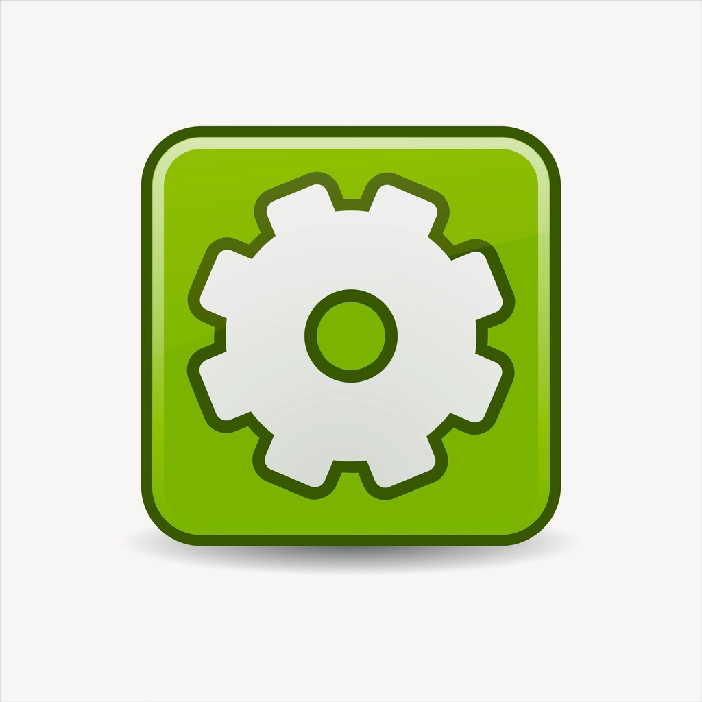 Setting icon clipart, illustration