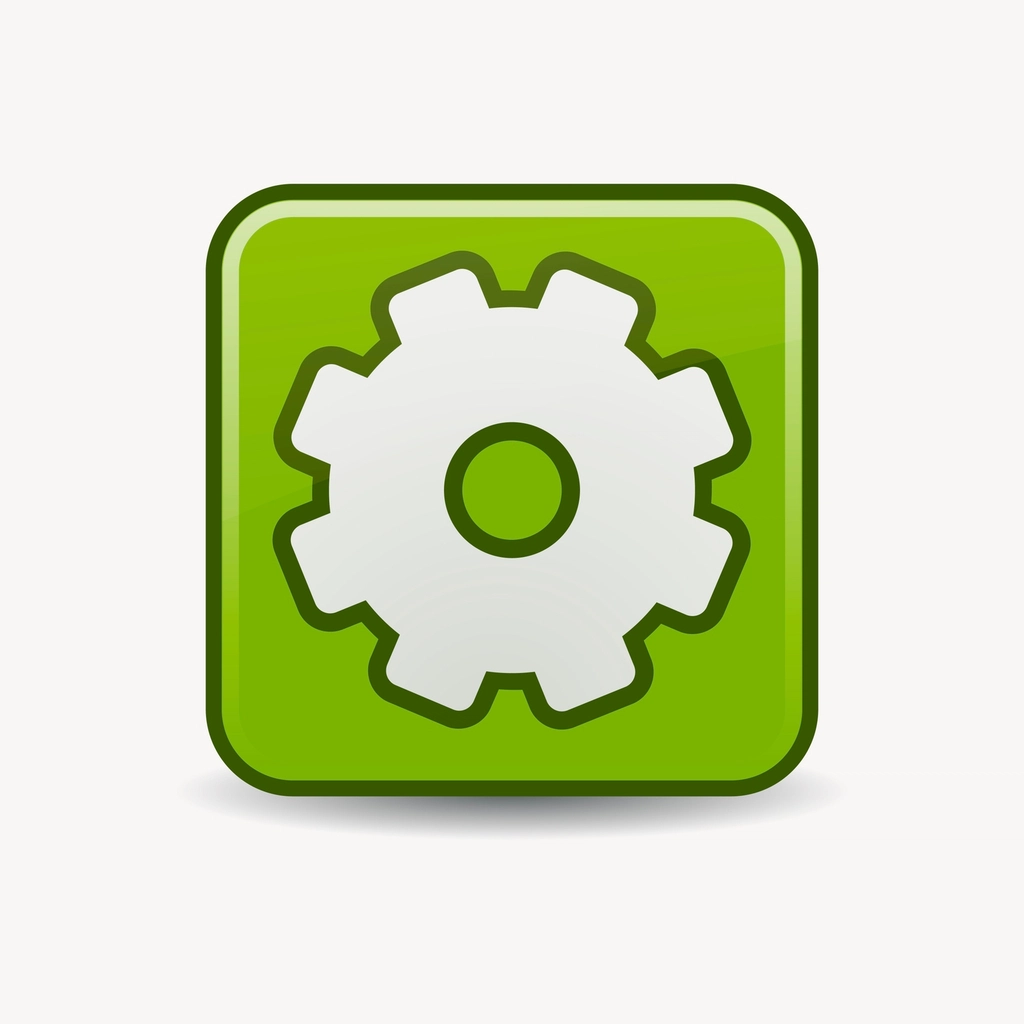 Setting icon clipart, illustration vector