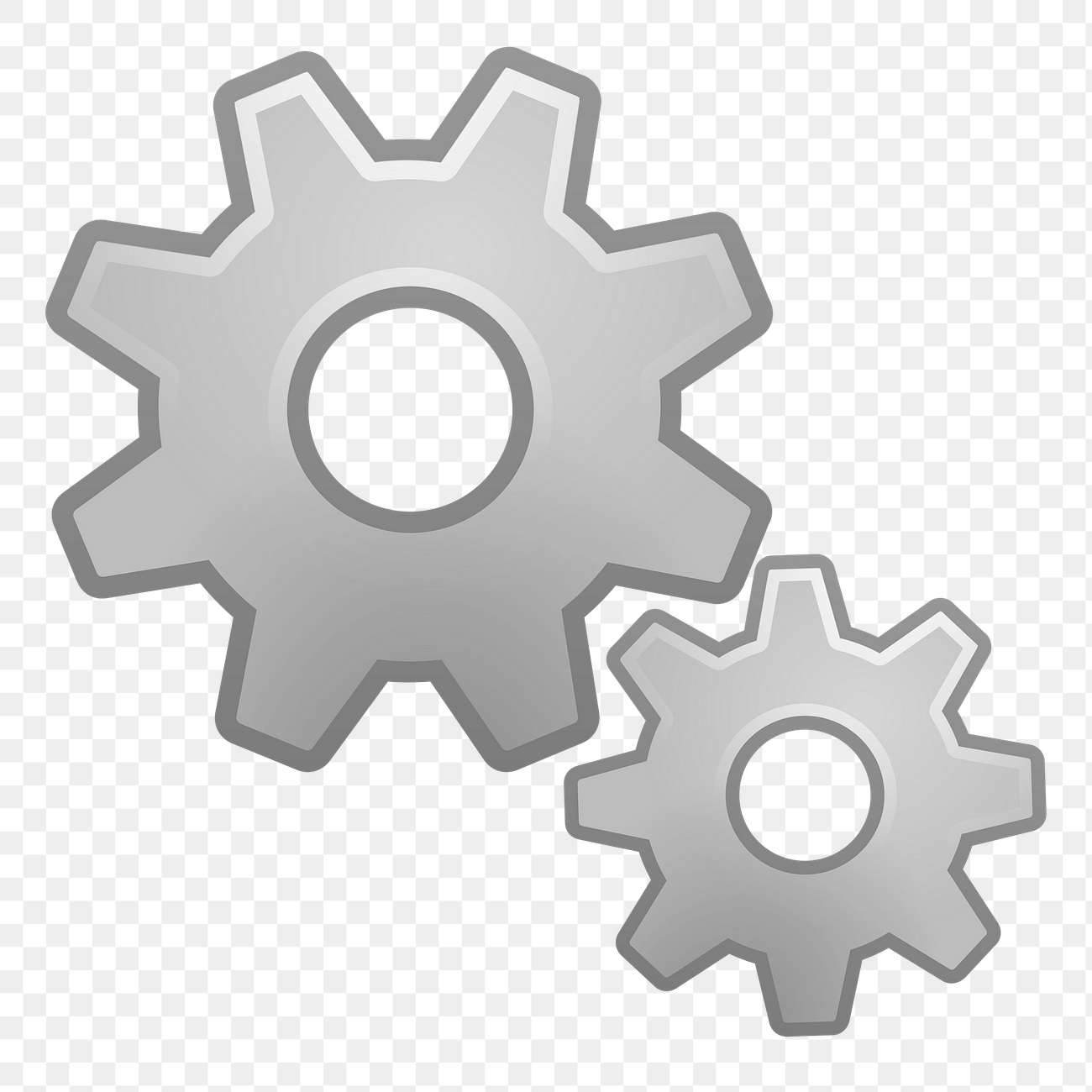 Settings icon png sticker illustration