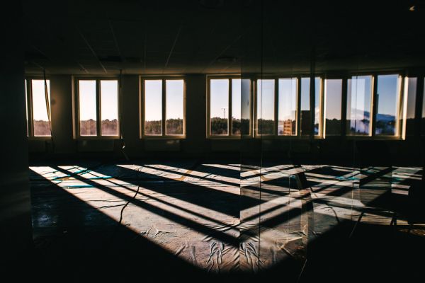 Shadows crossing