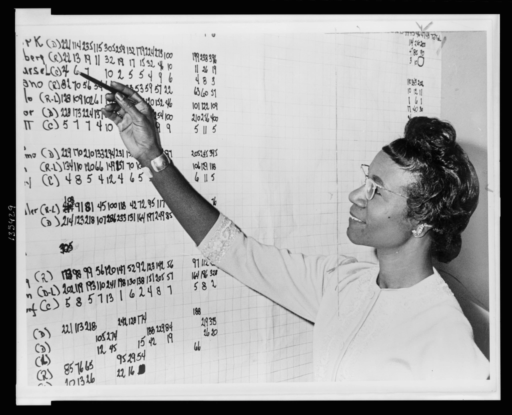 Shirley Chisholm, head-and-shoulders portrait, facing