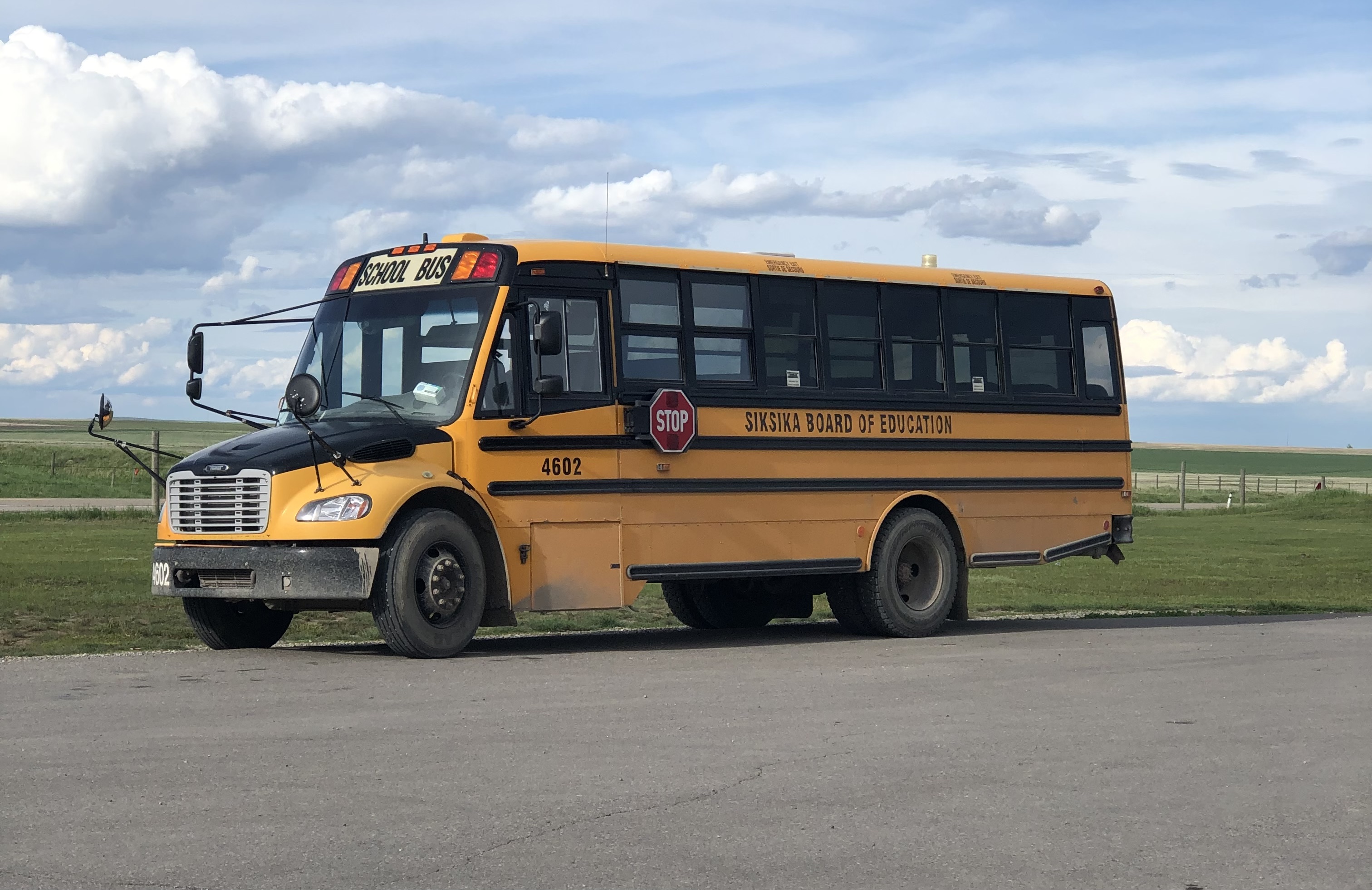 Siksika Board of Education School Bus