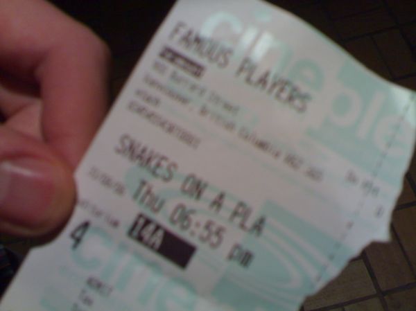 Snakes on a Plane ticket - Roland in Vancouver (185)