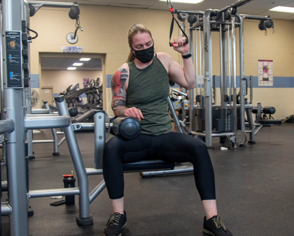 Soldiers division conduct physical exercise
