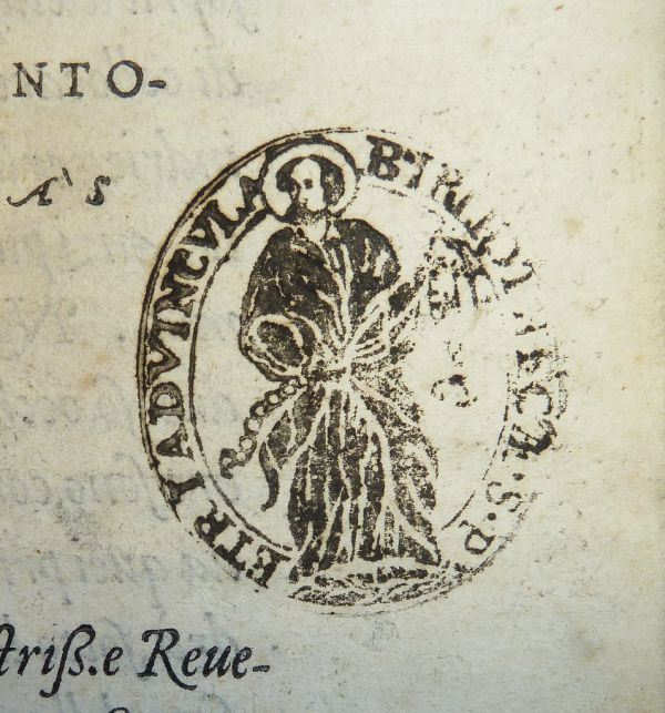 Stamp from the library of S. Pietro in Vincoli (Rome, Italy)