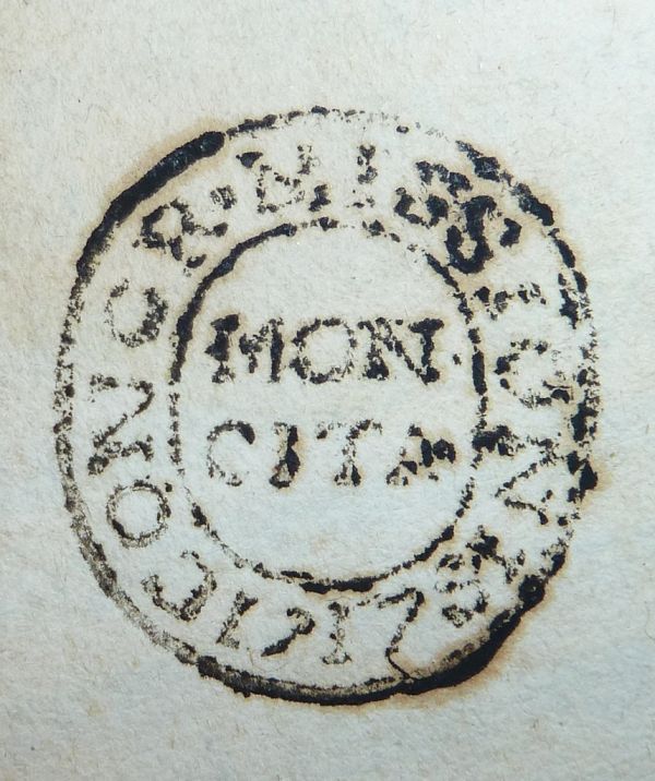 Stamp from the Vincentian house at Montecitorio (Rome, Italy)