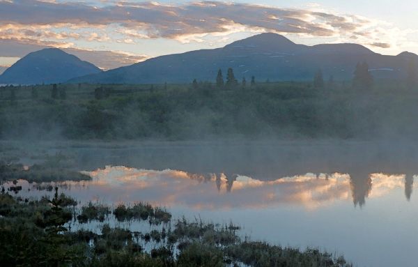 TANGLE LAKE, Denali Highway, Alaska (6-2019) WATERCOLOR (71)