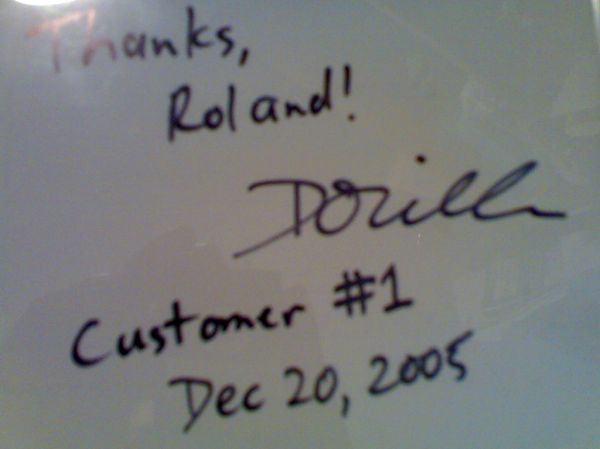 Thanks Roland from evercool Derek Miller of Penmachine - Roland in Vancouver 1846