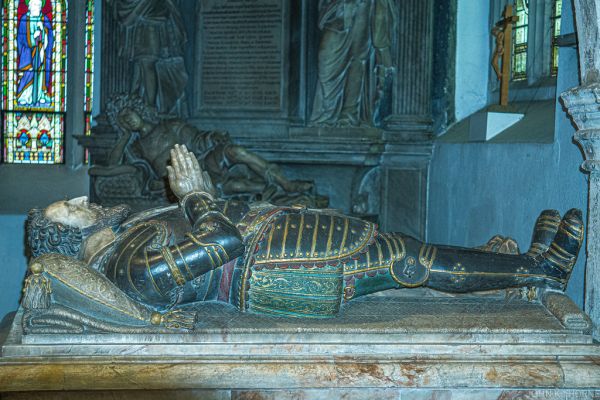 The Culpeper Monument at the Church of St. Peter & St. Paul Aylesford, Kent, England