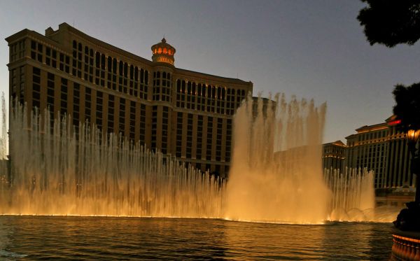 The Fountains of Bellagio. Las Vegas.