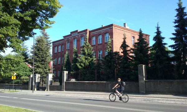 The oldest high school (AD1903) in Tomaszow Mazowiecki, medium-sized city in central Poland, EU