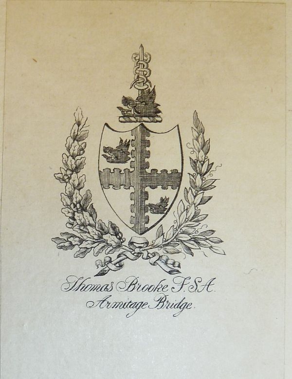 Thomas Brooke F.S.A. Armitage Bridge
