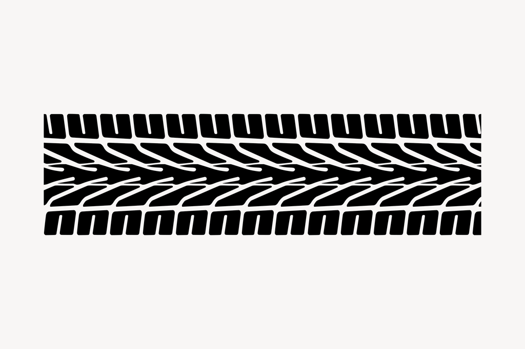 Tire tread clipart, drawing illustration
