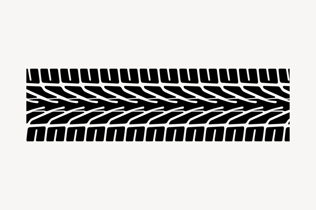 Tire tread clipart, drawing illustration