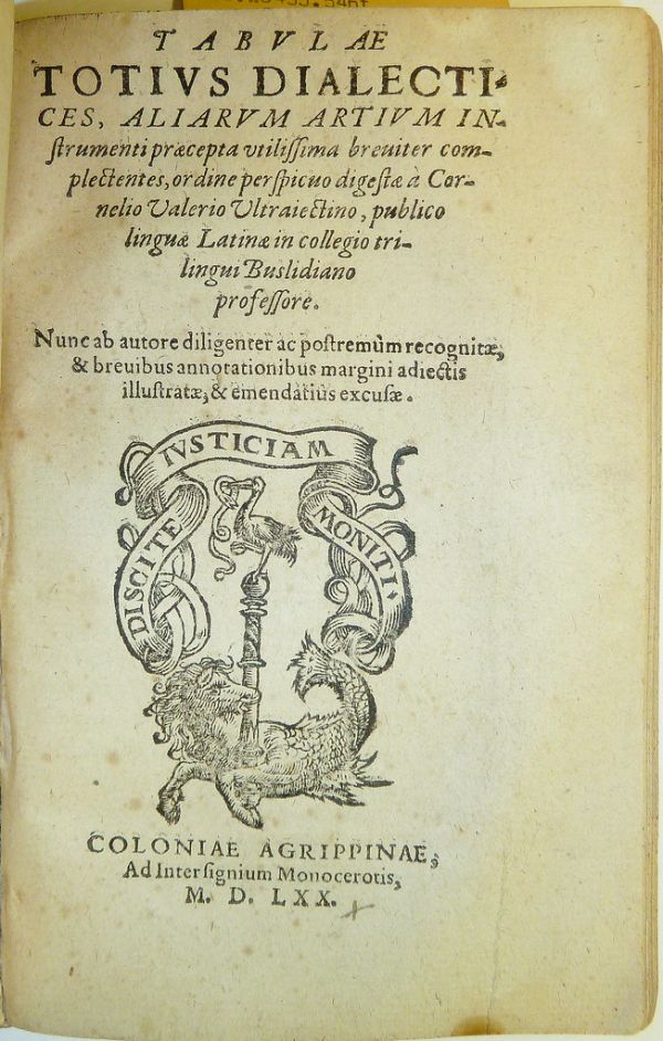 Title page of a book from the library of Maria Benigna Francisca Piccolomini (1635-1701)