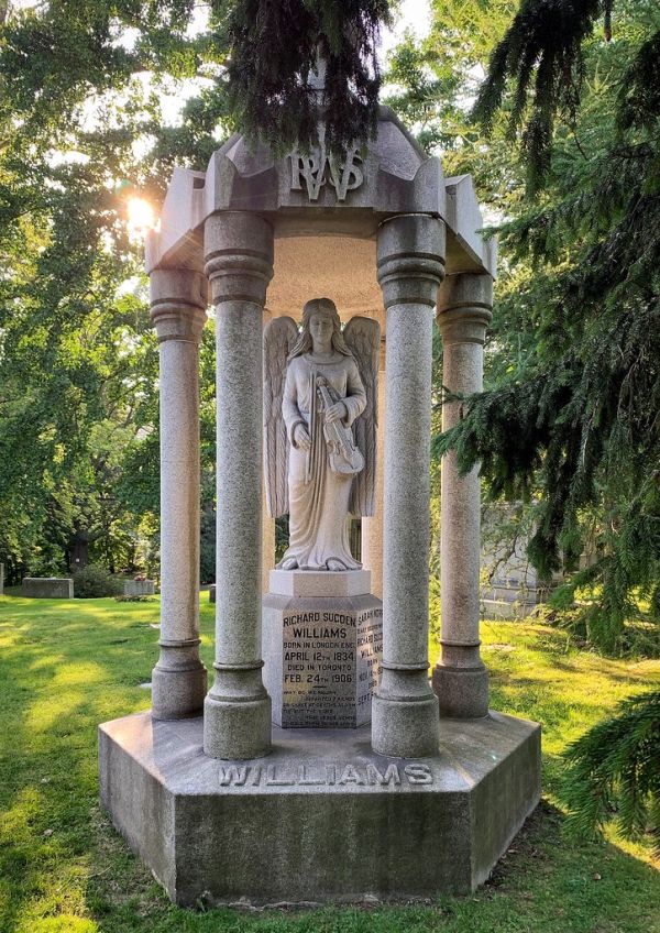 Tomb of Richard Sugden Williams. Mount Pleasant Cemetery.