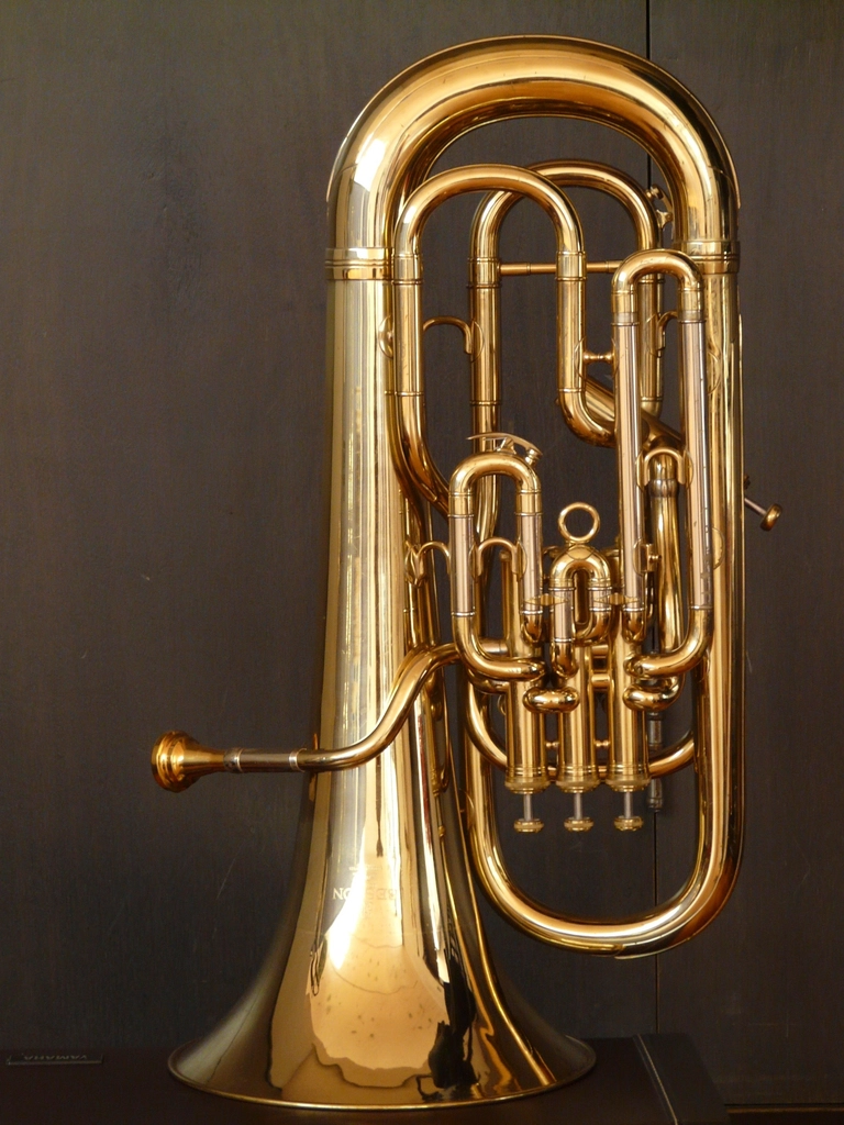 Tuba, brass musical instrument