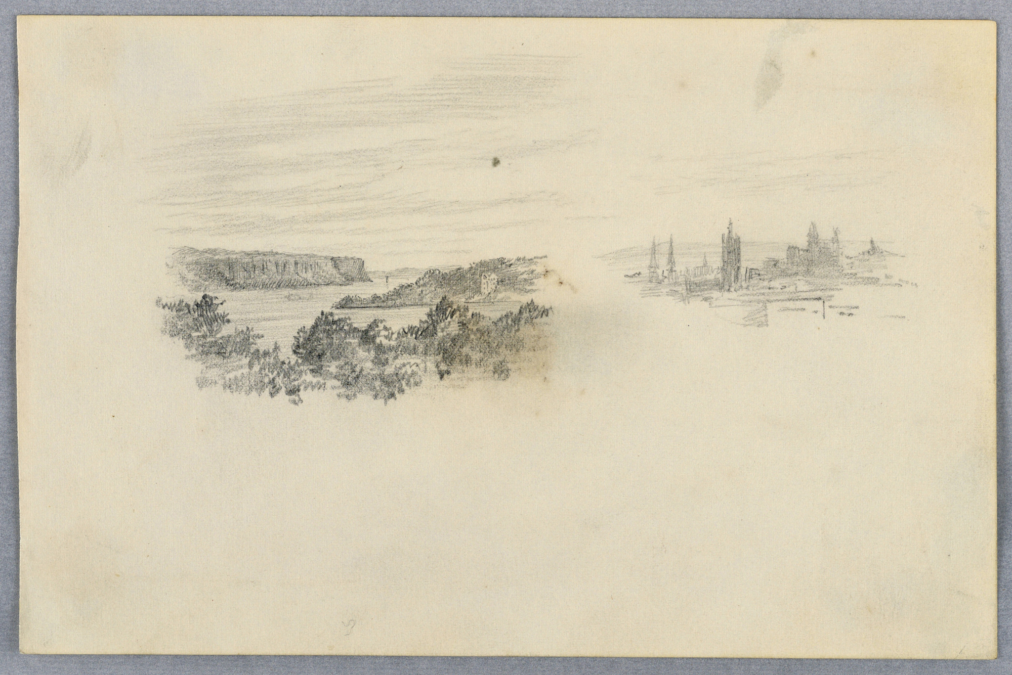 Two Views, Landscape and City Skyline